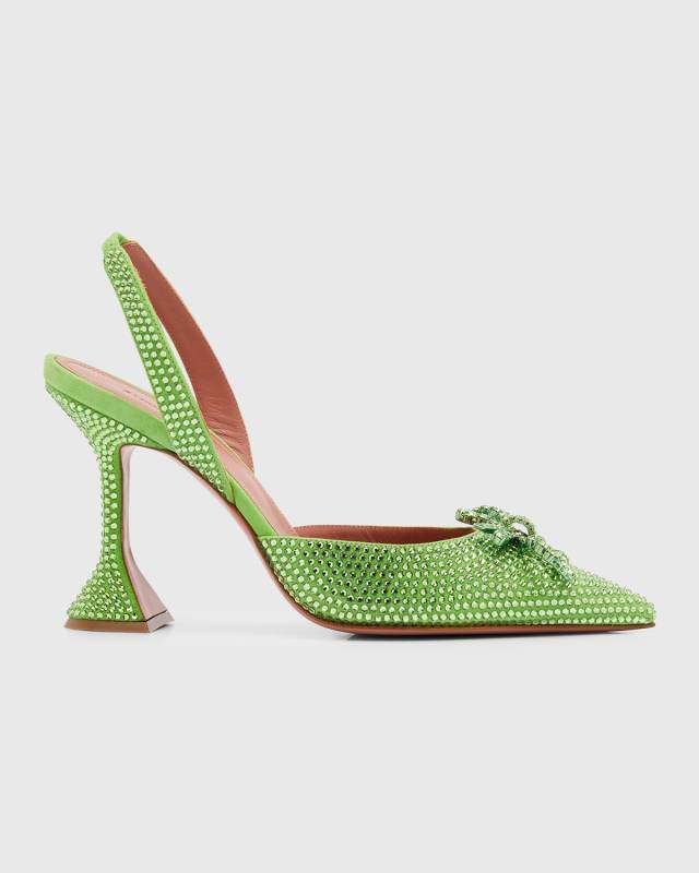 Rosie Crystal Bow Halter Pumps